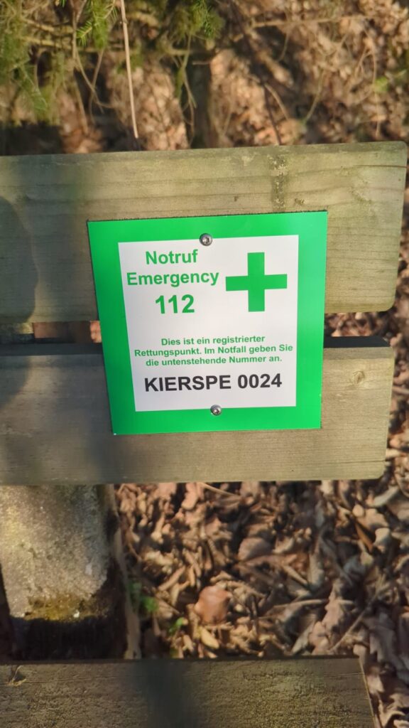 Schild Rettungspunkt